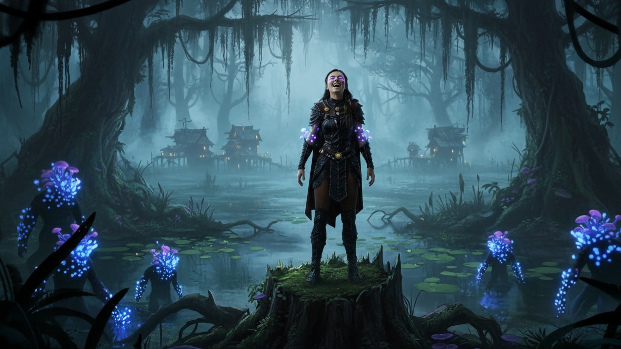 Eadaz in the Farsea Swamp before her amalgamation with Migma