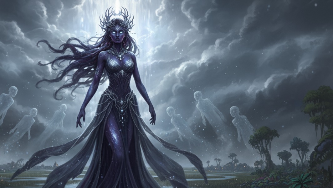 Ayida-Mist — Goddess of Dawn Mists, Rainfall, and Balance