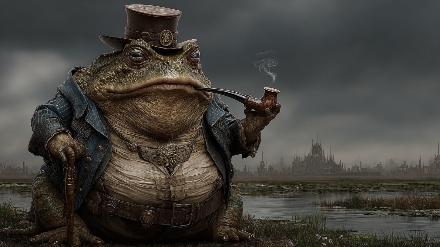 Papa Croakus — Prime Patriarch of the Swamp Pantheon