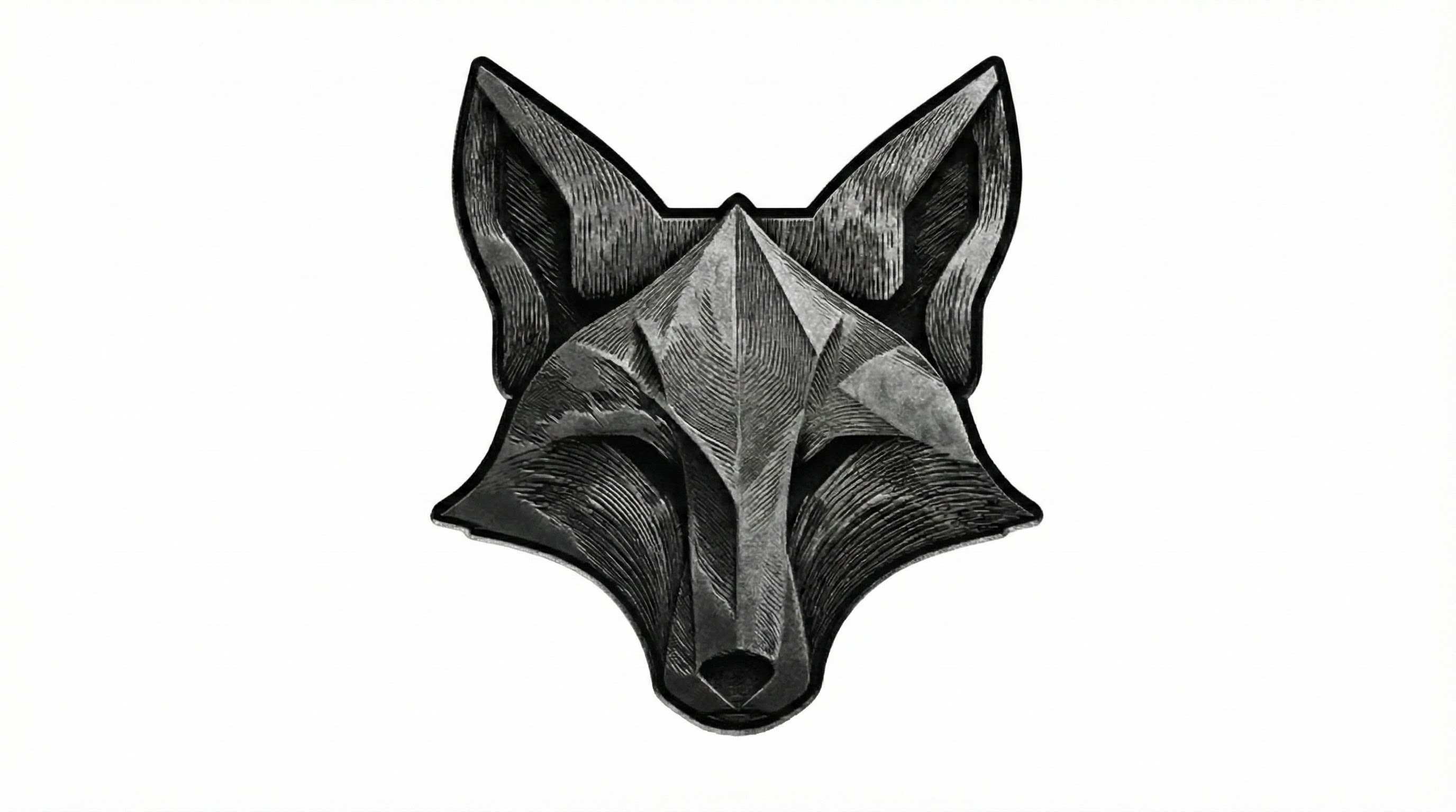 House Foxmantle — Carved Wood Emblem