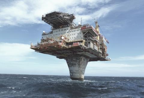 It's an oil platform.