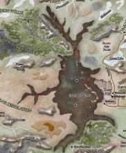 The current map of what was once The Great Rift.  Now replaced with the giant pit of Underchasm.
